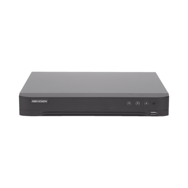 DVR 8 Canales TurboHD + 4 Canales IP / 5 Megapixel - 3K Lite / Acusense (Evita Falsas Alarmas) / Audio por Coaxitron / 1 Bahía de Disco Duro / H.265+ / Salida de Video en Full HD